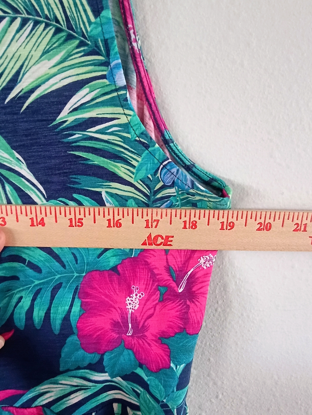Tommy Bahama Tropical Hibiscus Palm Print Tassel Waist Resort Dress L Cruise 🌺 - Picture 8 of 9